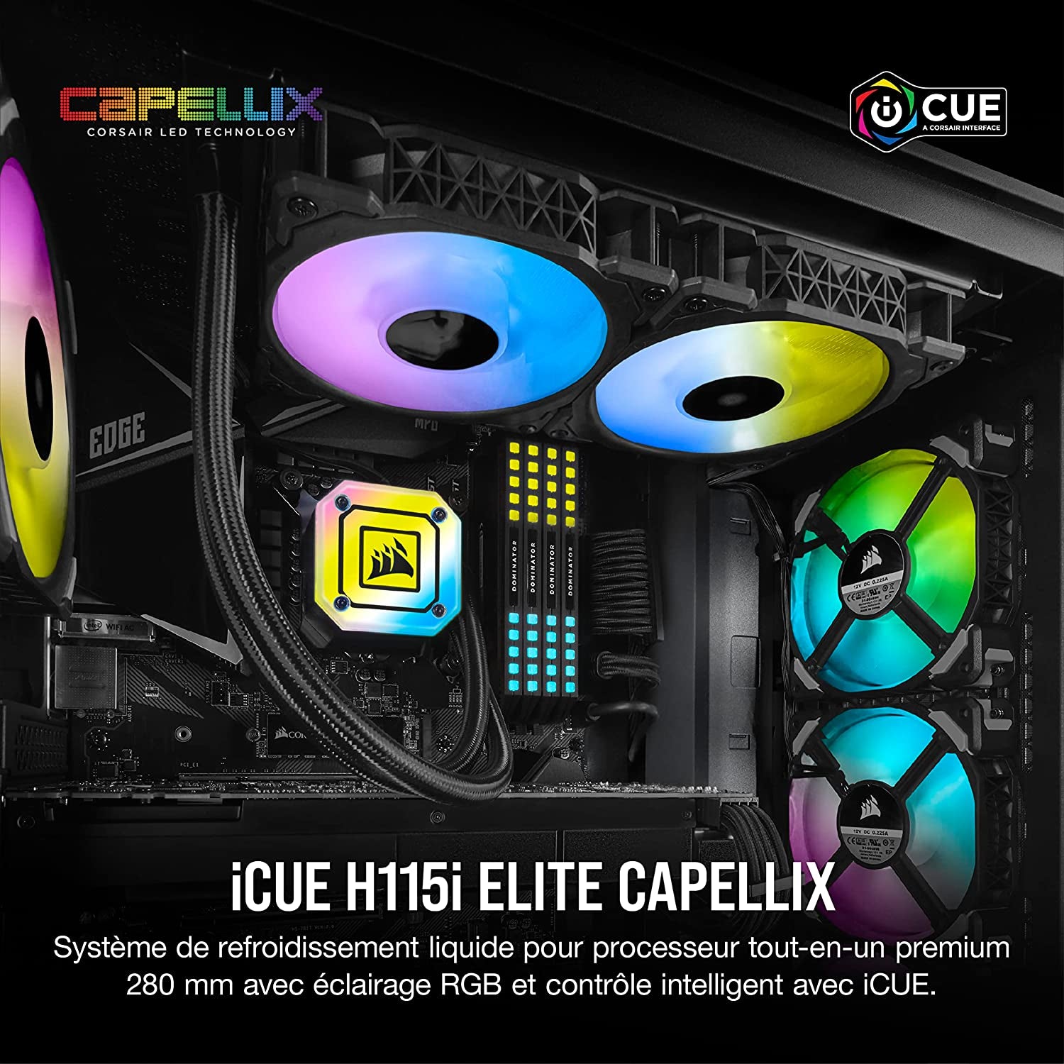 Icue H115I Elite Capellix Liquid CPU Cooler