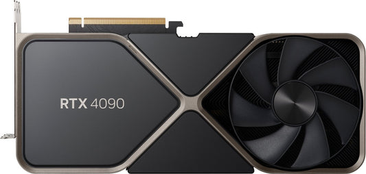 Geforce RTX 4090 Founders Edition Graphics Card 24GB GDDR6X - Titanium and Black