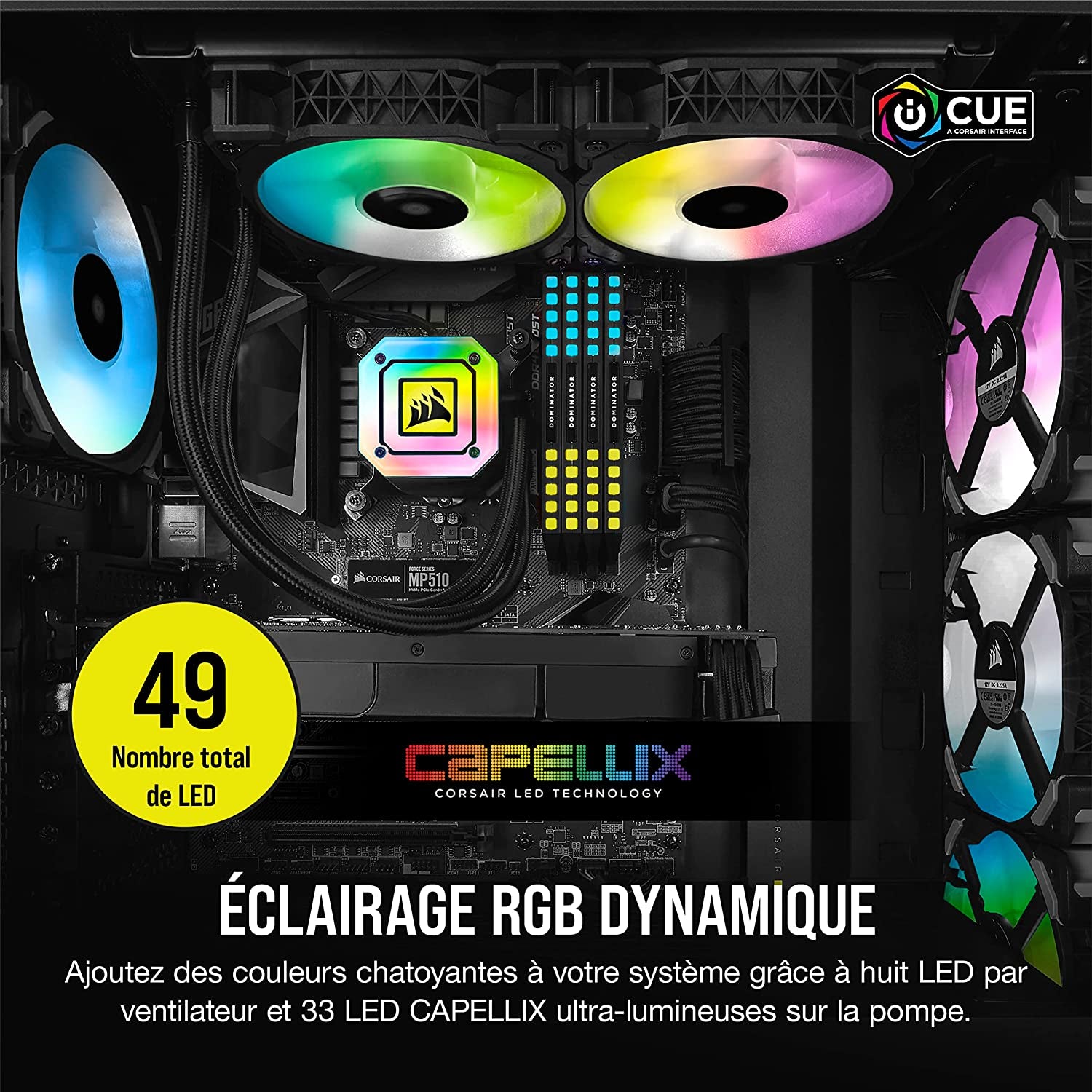 Icue H115I Elite Capellix Liquid CPU Cooler